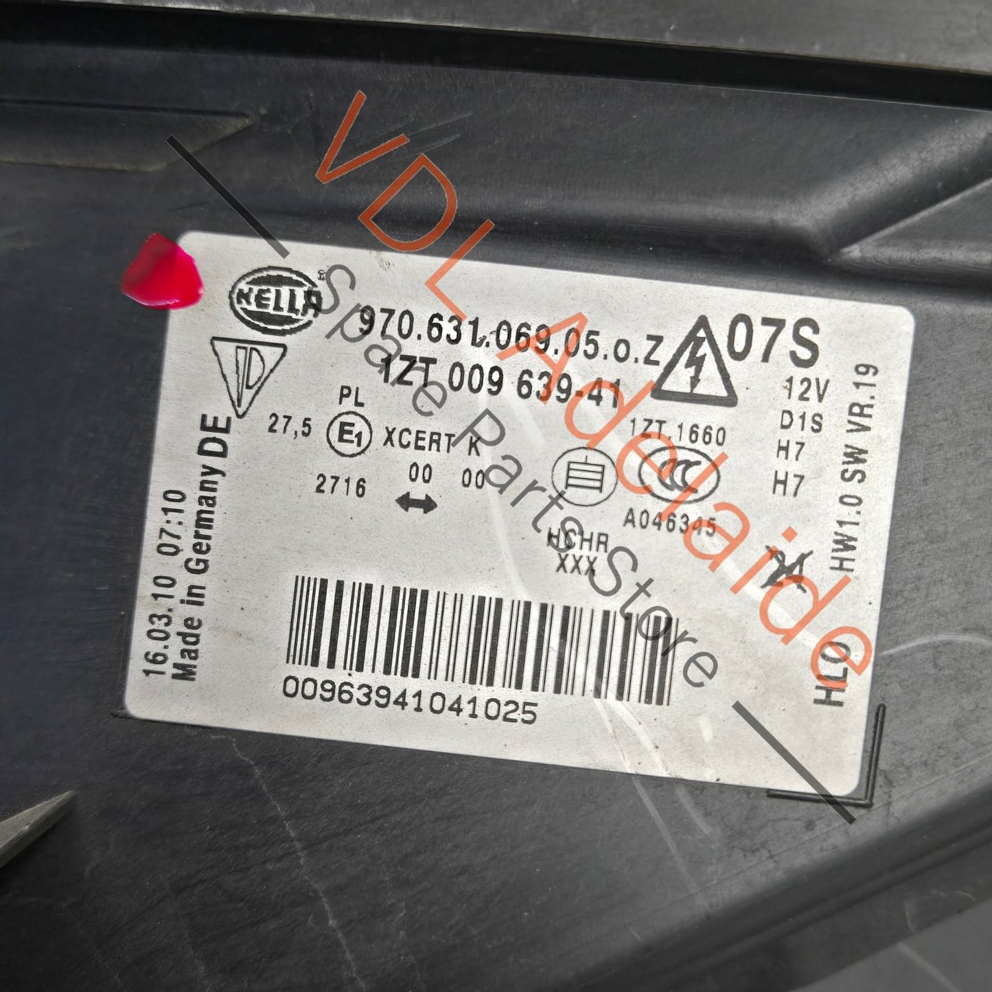 97063116907 Porsche Panamera 970 Front Left Headlamp Headlight Xenon & Dynamic Cornering 97063116907