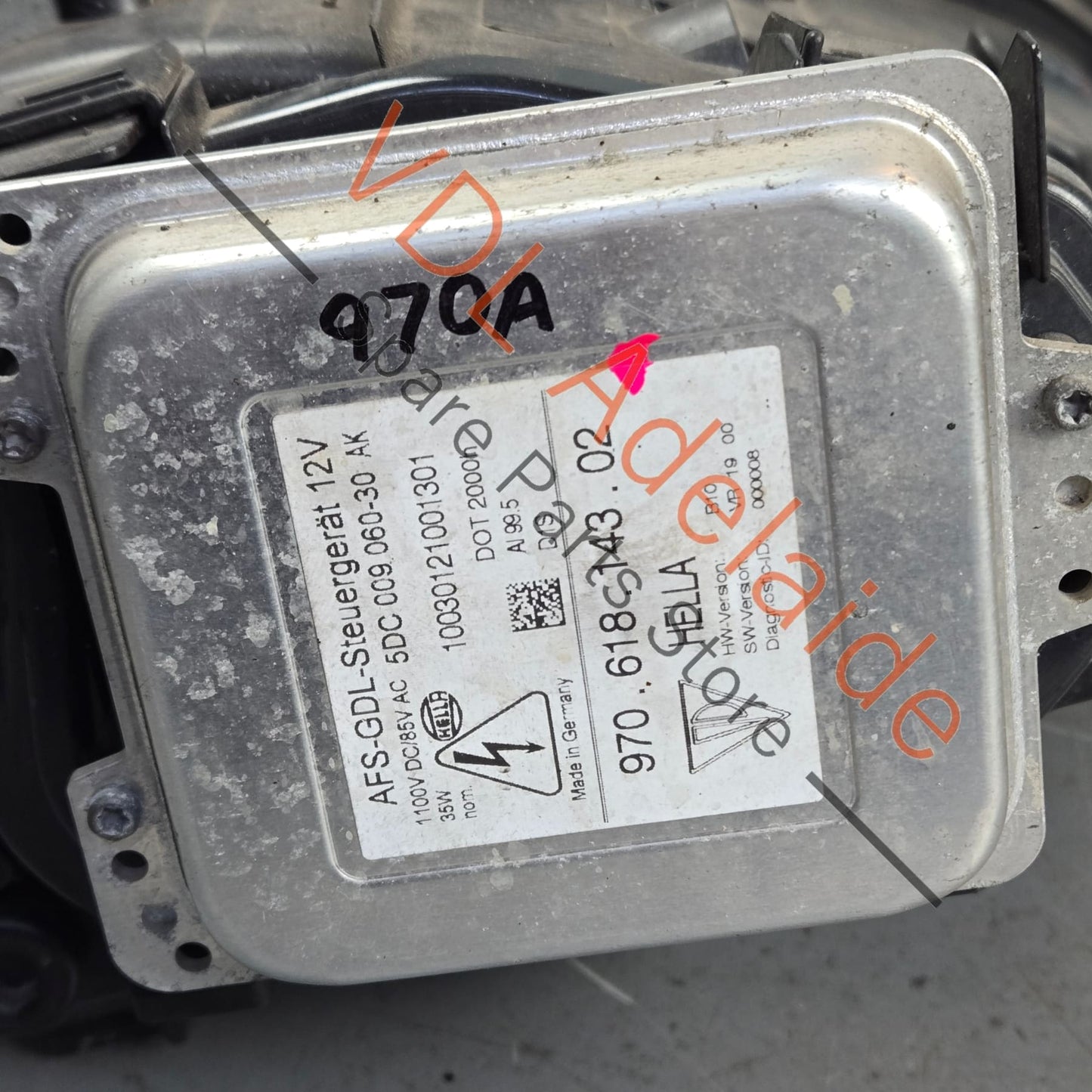 97063116907 Porsche Panamera 970 Front Left Headlamp Headlight Xenon & Dynamic Cornering 97063116907