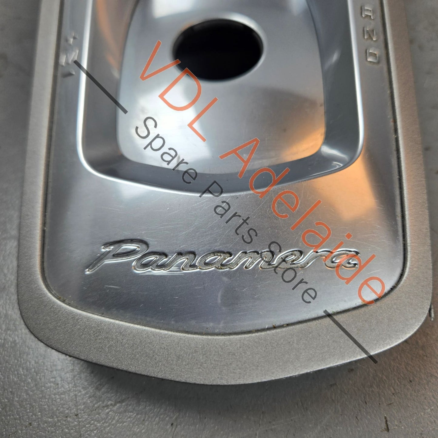 97055316100DMN Porsche Panamera 970 Gear Shift Chrome Silver Cover Trim 97055316100 DMN