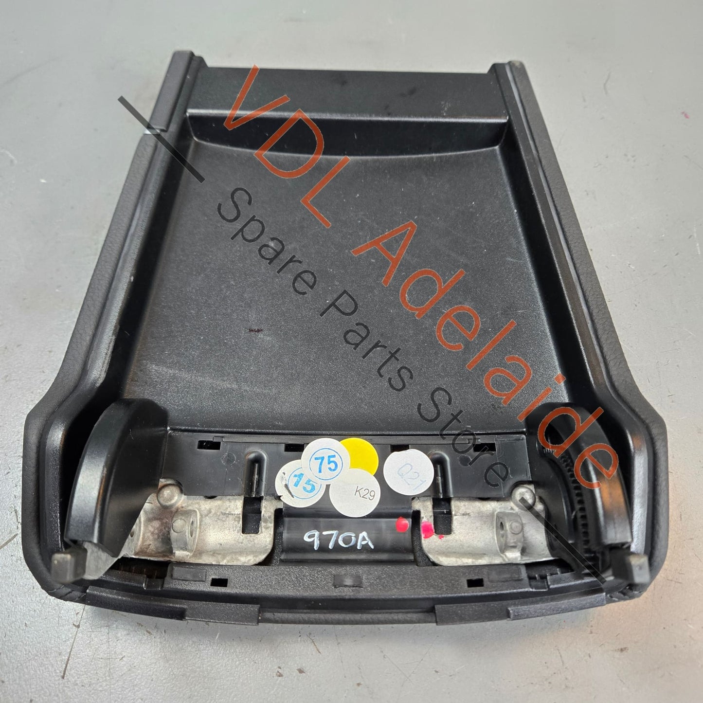 9705533250221U Porsche Panamera 970 Centre Arm Rest Console Lid 97055332502 21U Black Leather