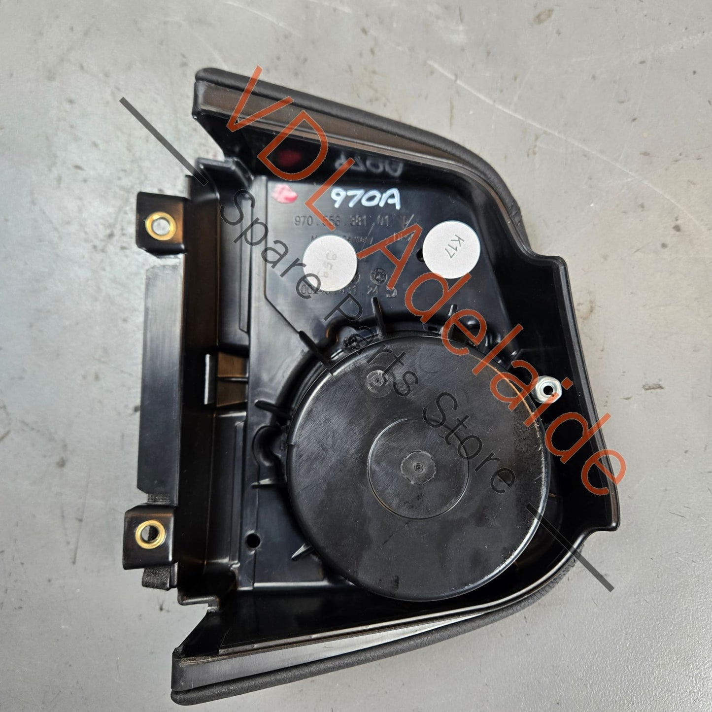 9705533810121U Porsche Panamera 970 Centre Console Drinks Cup Holder 97055338101 21U Black Leather