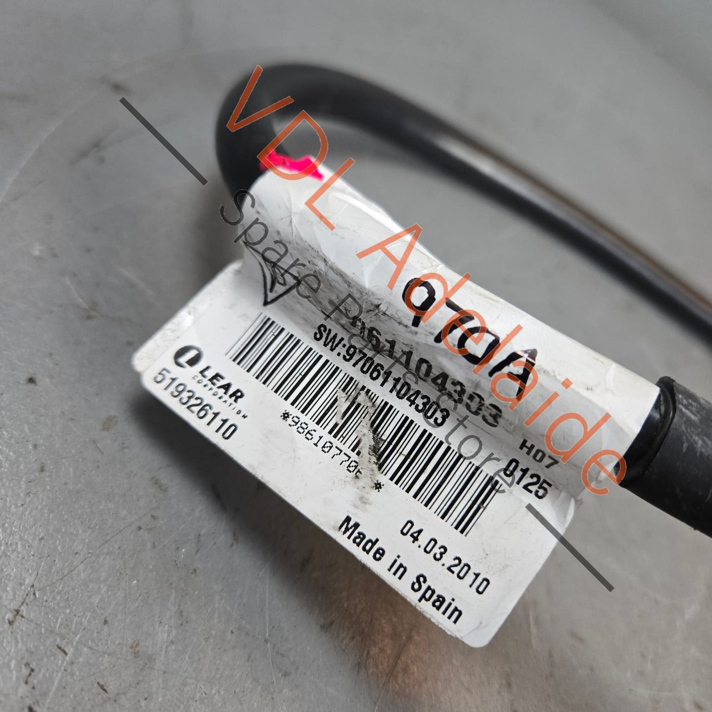 97061104310 Porsche Panamera 970 Negative Battery Earth Lead Wire 97061104310 97061104303
