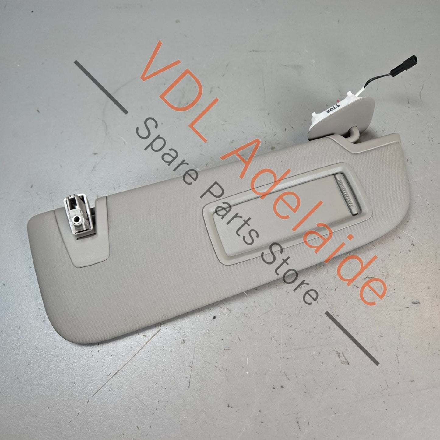 97073103217BA3 97073103217 Porsche Panamera 970 Right Sun Visor 97073103217 BA3 Platinum Grey