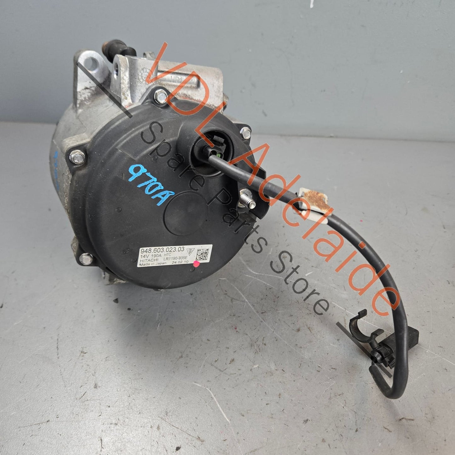 94860302303 94860302305 Porsche Panamera 970 Hitachi 190A Alternator Generator 94860302303 94860302305