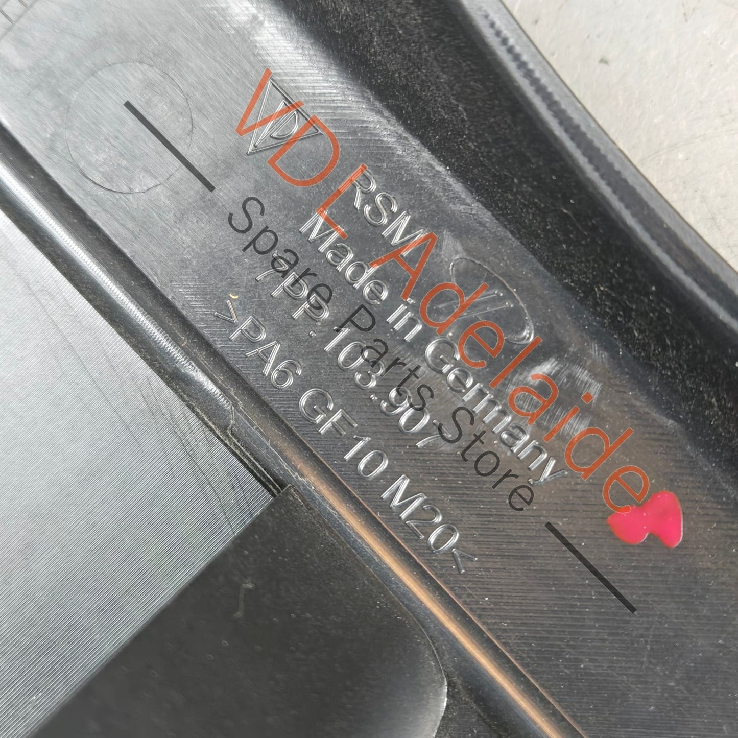 7PP103907B Porsche V8 Engine Cover Left Side Trim 7PP103907B