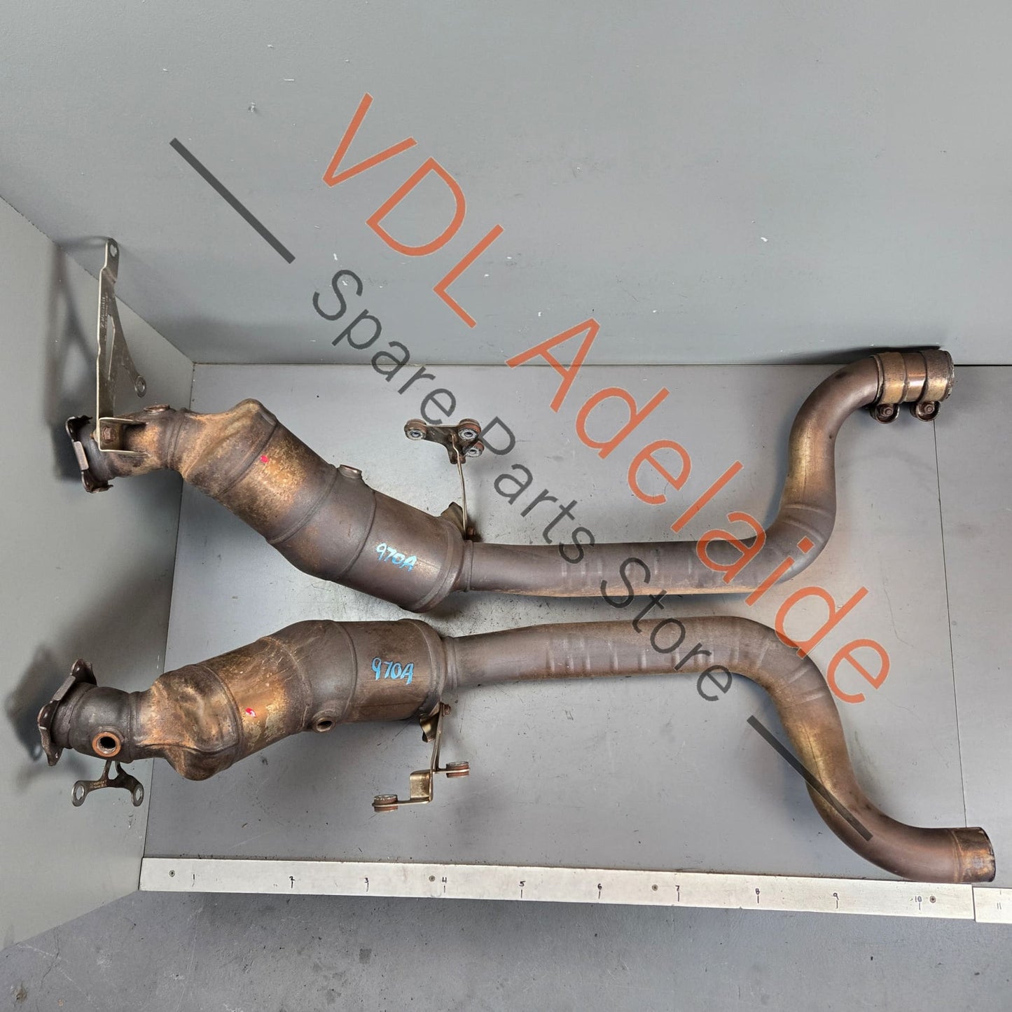 97011334907 97011335007 Porsche Panamera 970 V8 Catalytic Converter set 97011334907 97011335007