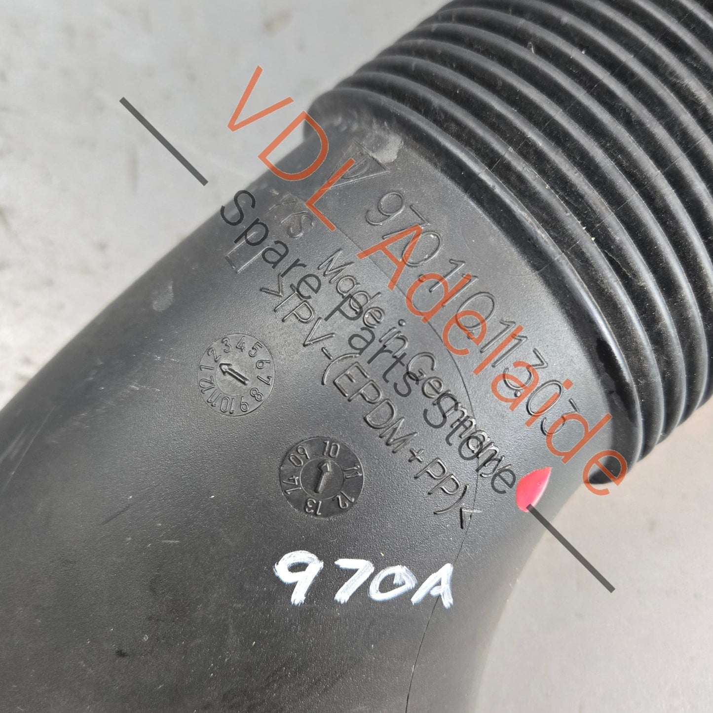 97011011303 Porsche Panamera 970 Left Side Air Filter Duct Pipe Hose 97011011303