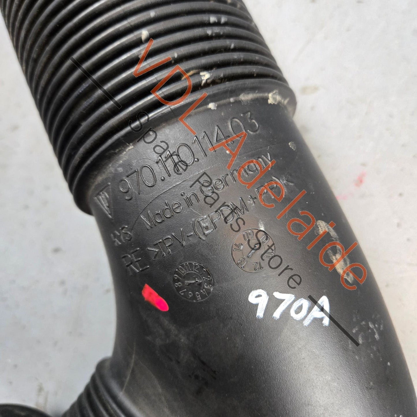 97011011403 Porsche Panamera 970 Right Side Air Filter Duct Pipe Hose 97011011403