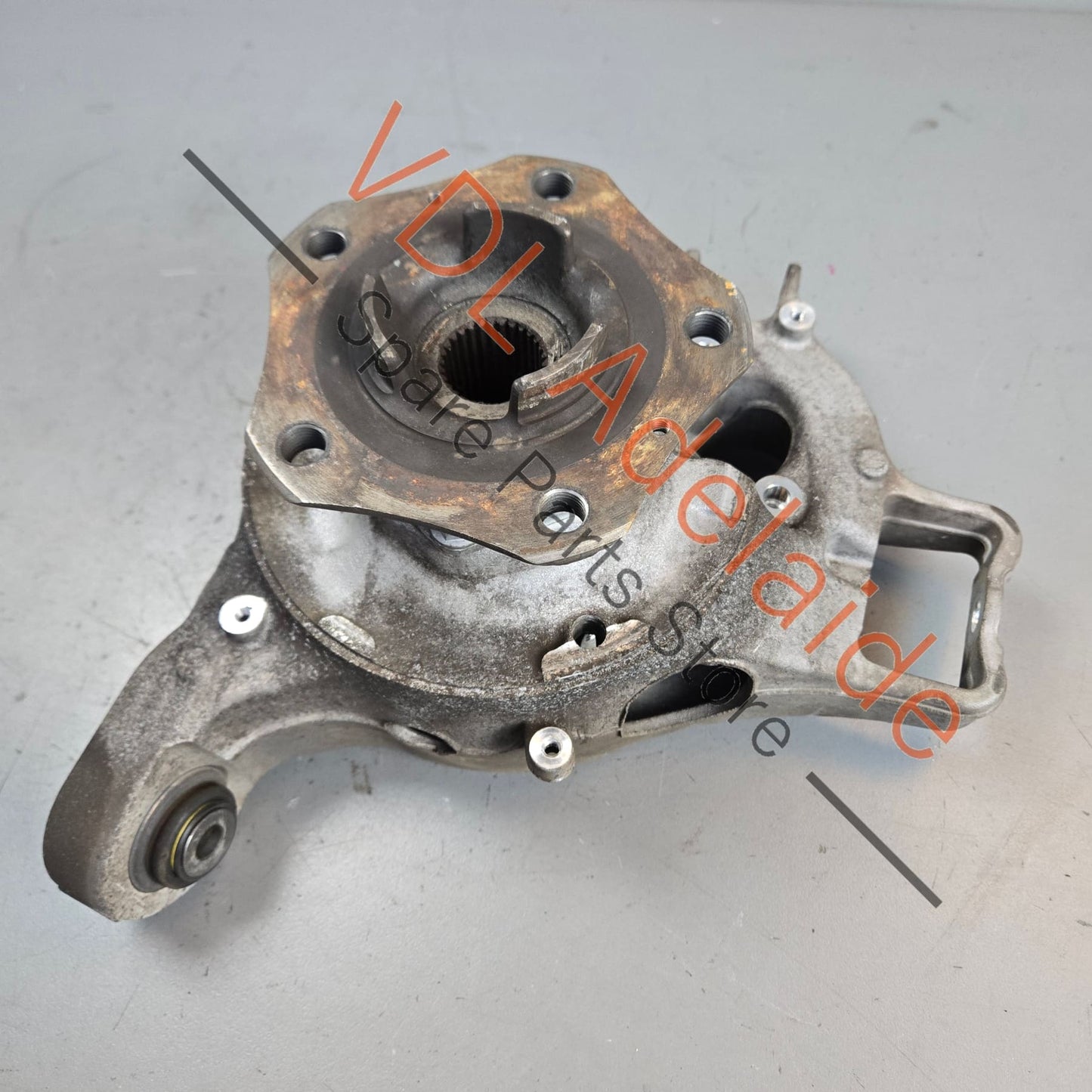 97033161202 Porsche Panamera 970 Rear Right Suspension Hub Wheel Bearing Knuckle 97033161202