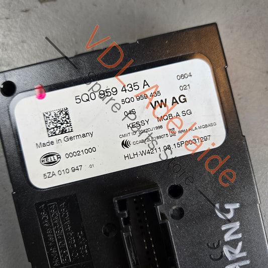 5Q0959435B    VW Golf MK7 7.5 KESSY Keyless Access Start Control Module 5Q0959435A 5Q0959435B