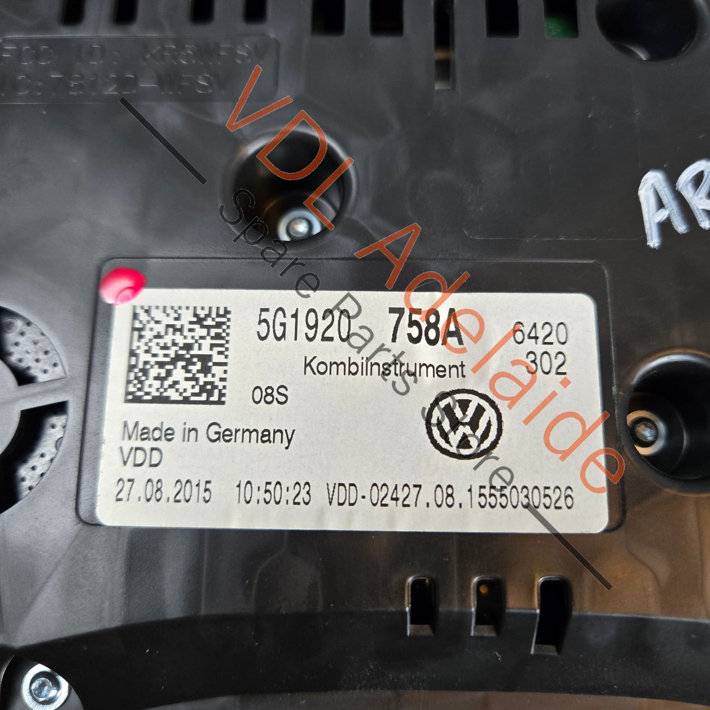 5G1920758A VW Golf R MK7 Combi-instrument Kombiinstrument Gauge Dash Cluster 320 km/h 5G1920758A