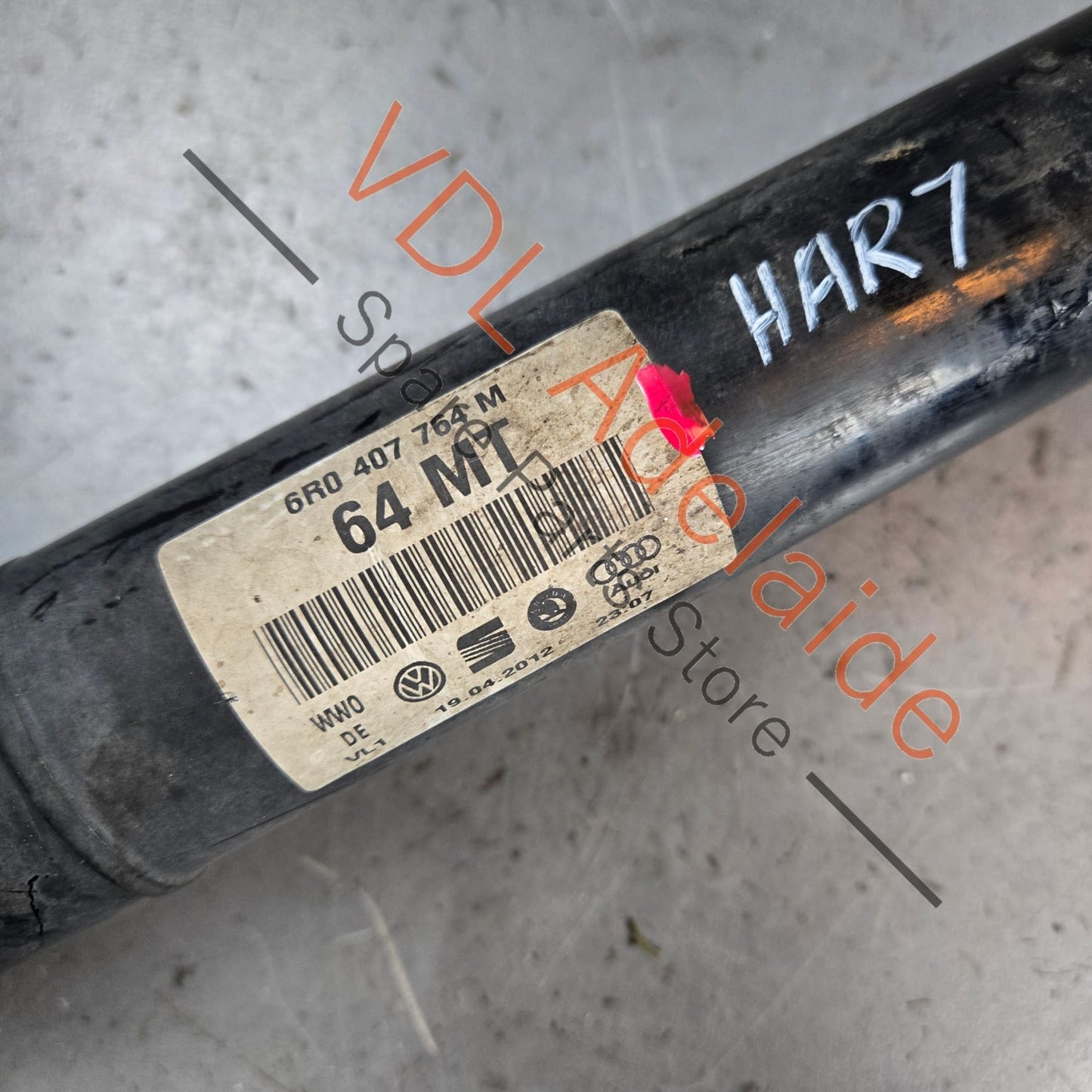 6R0407764M VW Polo 6R 1.4 Front Right Driveshaft 6R0407764M