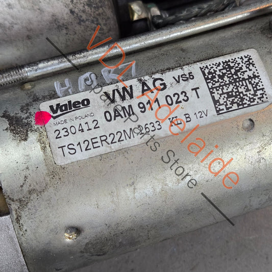 0AM911023T    VW Audi 1.4 TSI Starter Motor 0AM911023T