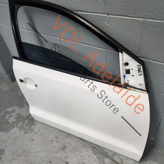 6R4831056J VW Polo 6R Front Right Door Shell Panel Candy White B4 / B9A