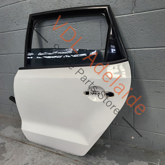 6R4833055J VW Polo 6R Rear Left Door Shell Panel Candy White B4 / B9A