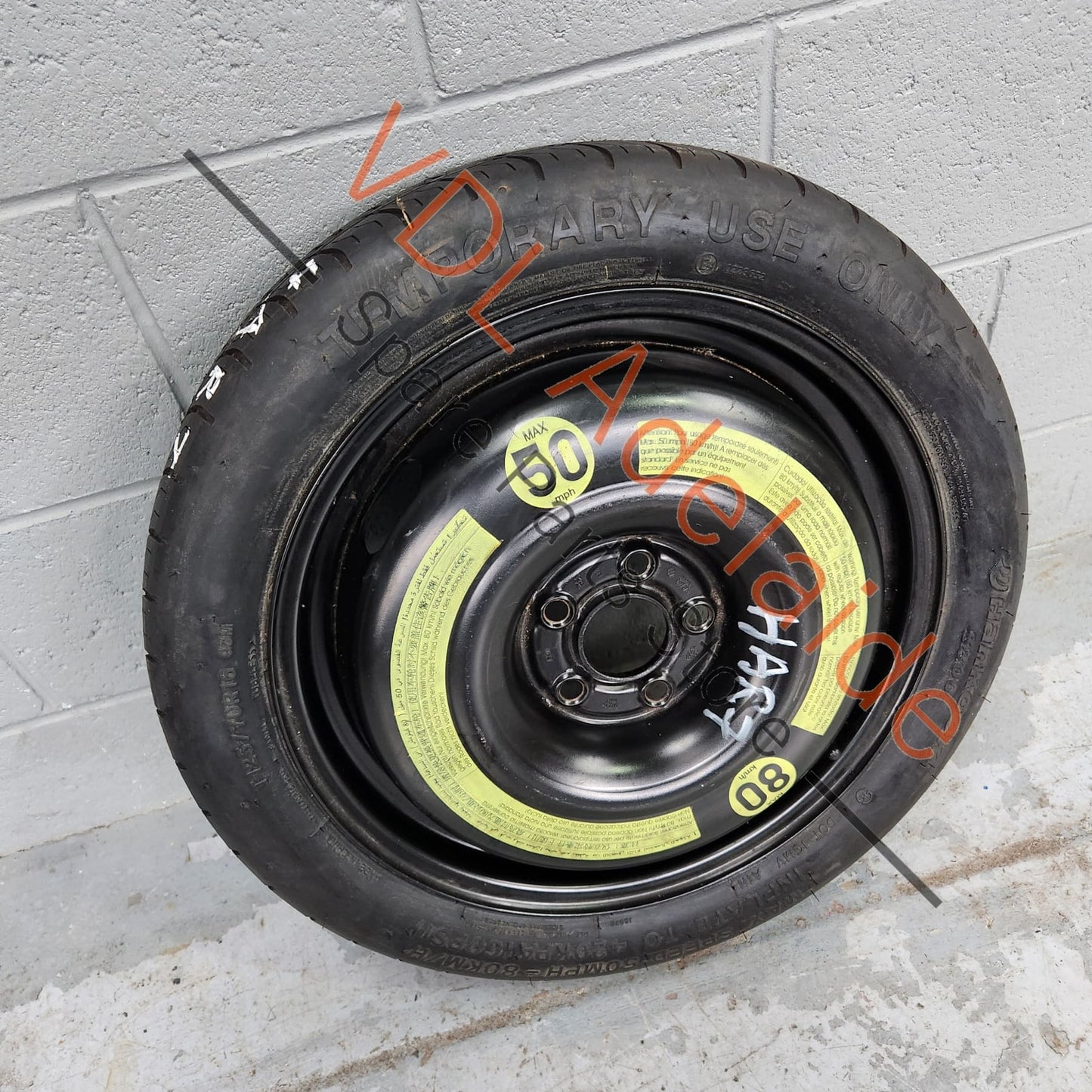 6R0601027J Audi A1 VW Polo Skoda Fabia Space Saver Spare Wheel 3.5J X 16 ET38 5/100