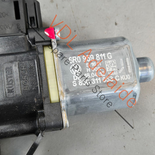 6R0959811G 6R0959811AAZ01 6R0959811N VW Polo GTi Mk5 Rear Left Window Regulator Motor 05/2014-17 6R0959811G 6R0959811N 6R0959811AA Z01
