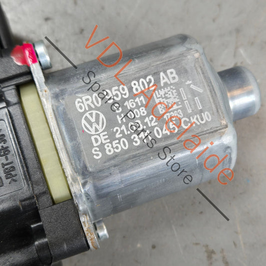 6R0959802AB 6R0959802DMZ00 6R0959802DM VW Polo GTi Mk5 6R Front Right Window Regulator Motor 6R0959802DM Z00 6R0959802B