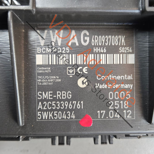 6R0937087K VW Polo Body Control Module BCM 6R0937087K