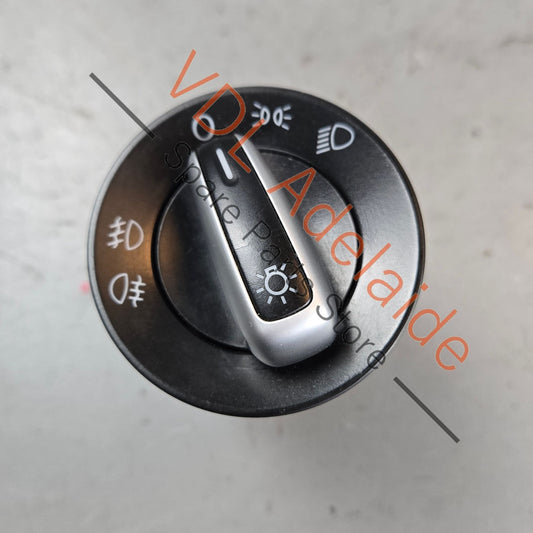 6R0941531J    VW Polo Headlight switch with Driving Fog Option 6R0941531J