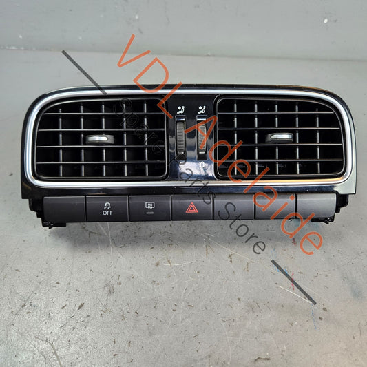 6RF819728CN0R    VW Polo MK5 6R Gti Centre Air Vent for Air Conditioning 6RF819728C N0R Gloss Black