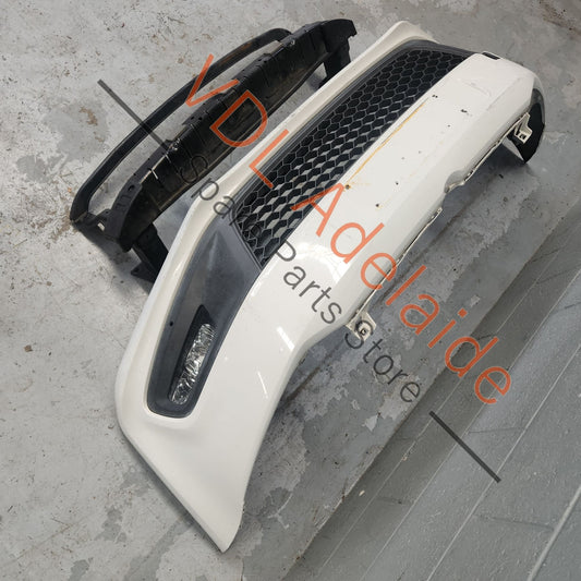 6R0807221HGRU 6R0805915D9B9   VW Polo MK5 6R Gti Front Bumper & Grille Assembly with Reo Candy White B4 / B9A