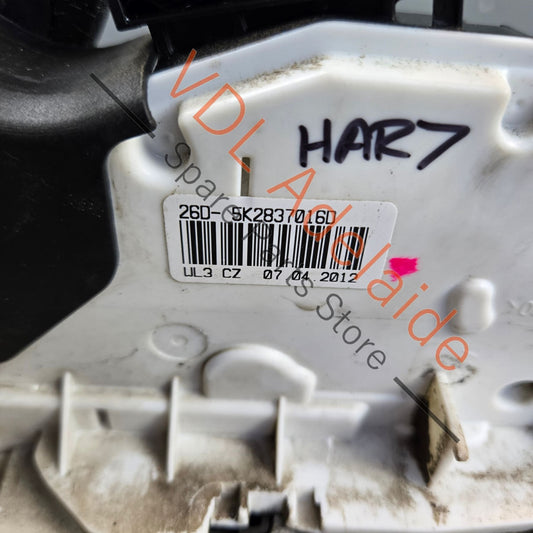 5K2837016H 5K2837016D   VW Polo 6R Front Right Door Lock Actuator 5K2837016D 5K2837016H