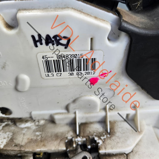 6R4839015 6C0839013   Volkswagen VW Polo Mk5 OEM Rear Left Door Lock Mechanism 6R4839015 6C0839013