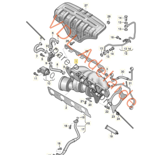 03C145703A K03-2074D   VW Polo 1.4 CAVE K03 Turbo Turbocharger 1.4 132KW K03-2074D 03C145703A 3mth warranty