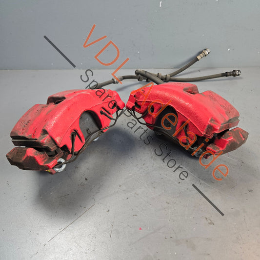 1K0615123M 6R0615125A 1K0615124M  VW Polo 6R Gti Tornado Red Brake Caliper Set Front 1K0615123M 1K0615124M 6R0615125A for 288x25mm rotor