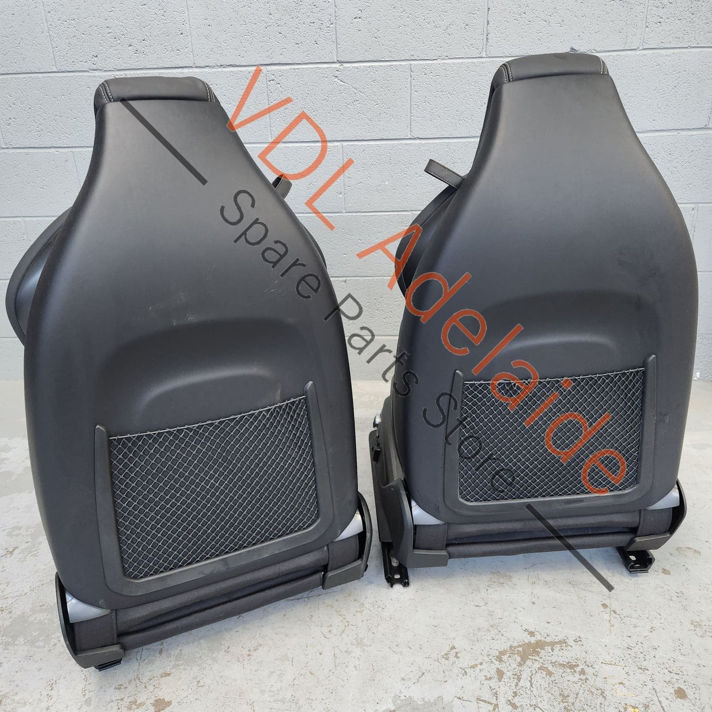 Audi S5 B9 B9.5 Pair of Front Seats Diamond Stitch Leather GRADE 2