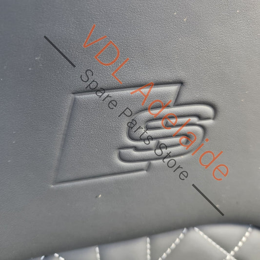 Audi S5 B9 B9.5 Pair of Front Seats Diamond Stitch Leather GRADE 2