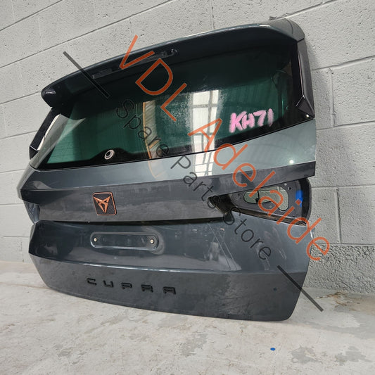 575827023B Cupra Ateca Rear Hatch Boot Trunk Door Panel Shell w Glass 9S / X6T Camouflage Green Metallic 575827023B