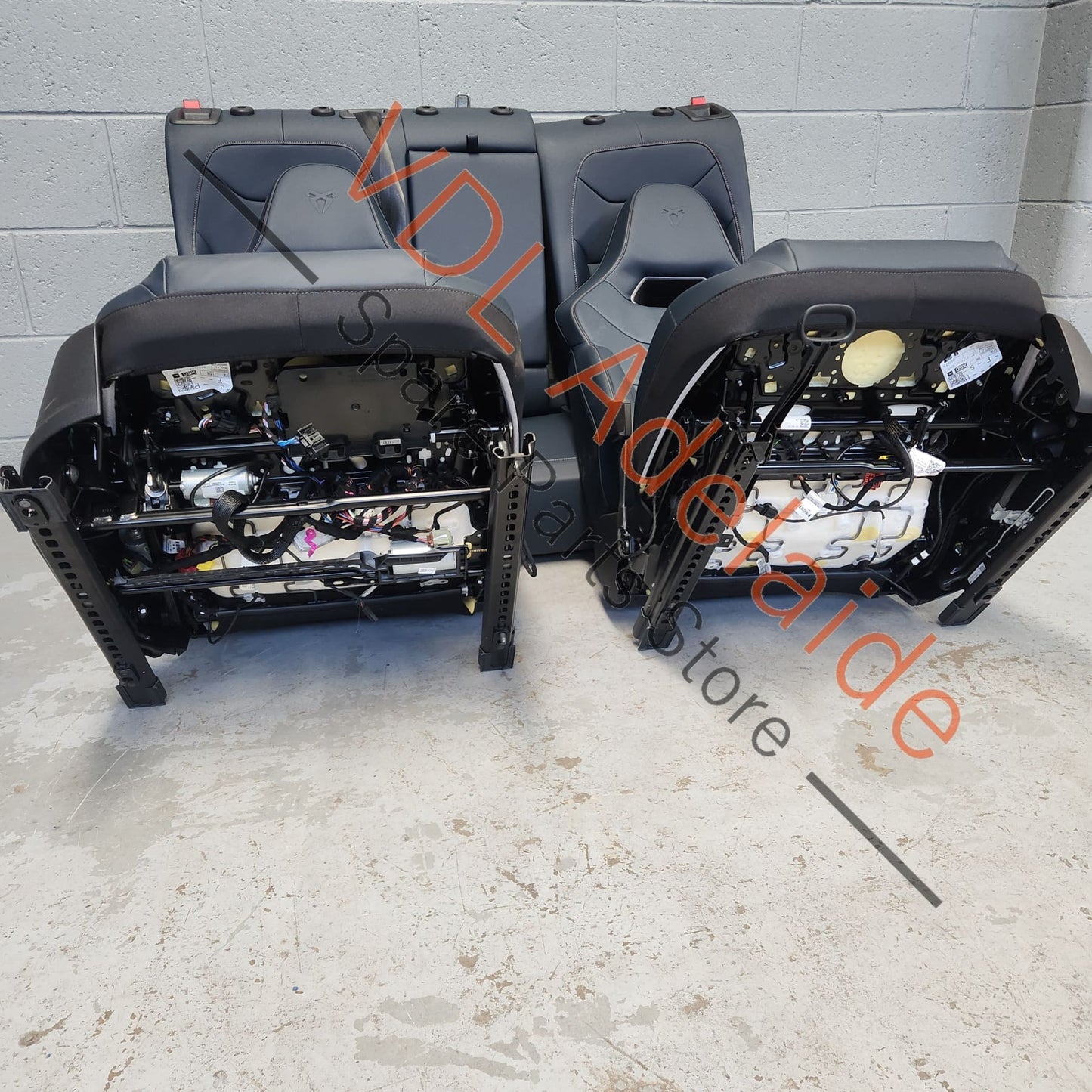 Cupra Ateca Blue Black Leather Seat Set Great for your Amarok or Caddy upgrade!