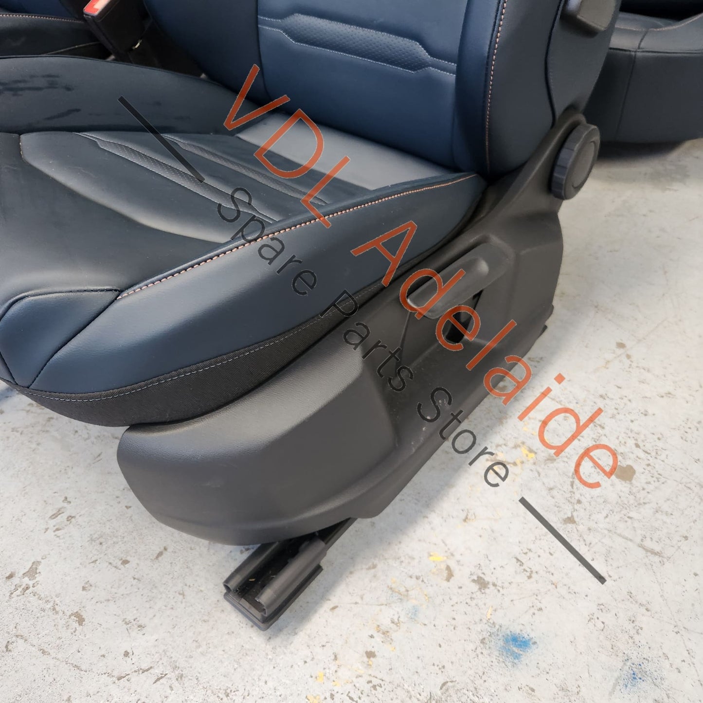 Cupra Ateca Blue Black Leather Seat Set Great for your Amarok or Caddy upgrade!