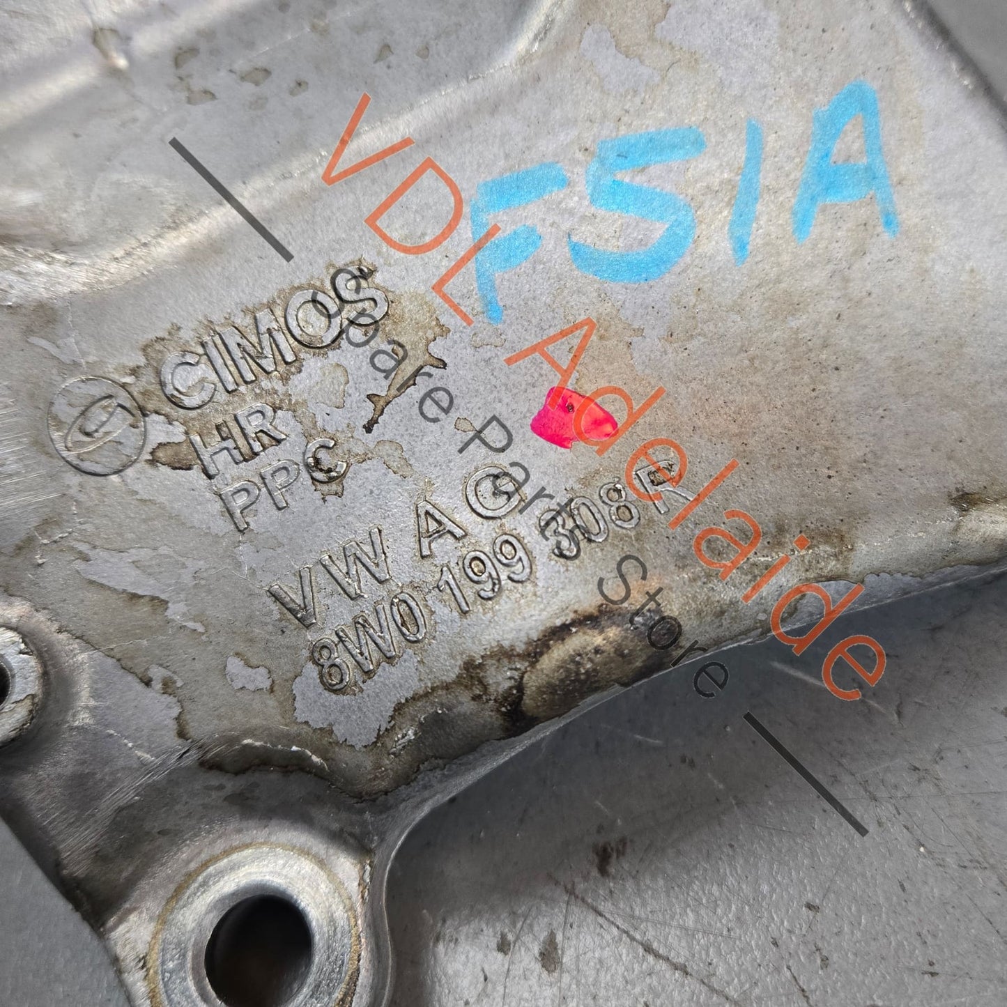 8W0199308R Audi B9 S4 S5 3.0 V6 Aluminium Engine Mounting Bracket Right Side 8W0199308R