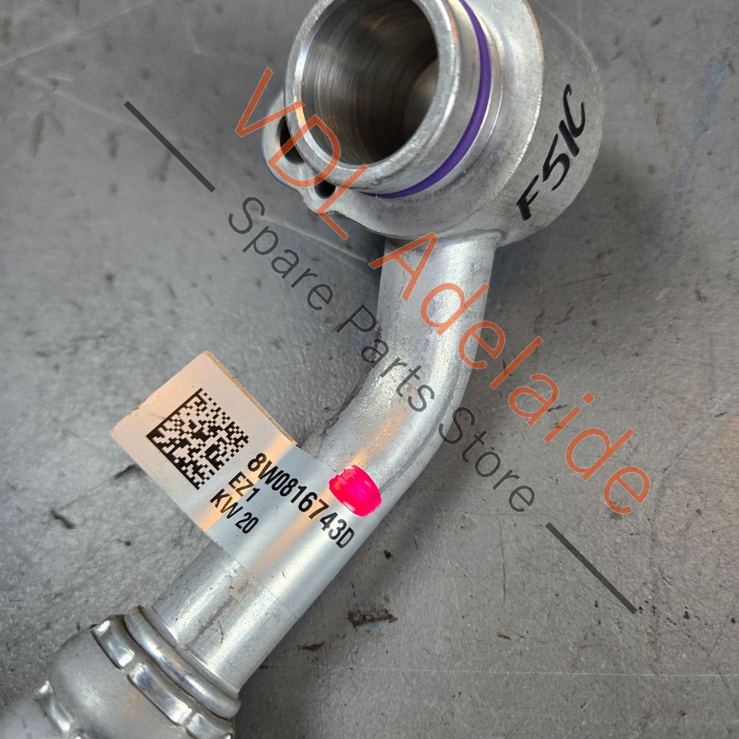 8W0816743D Audi S5 F5 B9 AC Refrigerant Gas Hose Line Pipe 8W0816743D