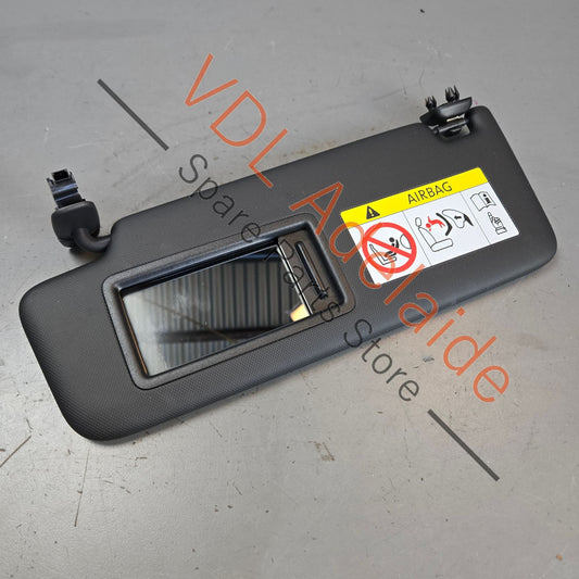 8W0857551P 8W0857551AL Audi Q5 A5 A4 Left Side Passenger Sun Visor Black 8W0857551P 7C0 8W0857551AL 7C0