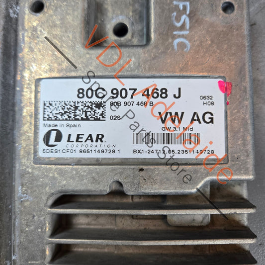 80C907468J Audi Gateway GW 3.1 Mid Control Module 80C907468J