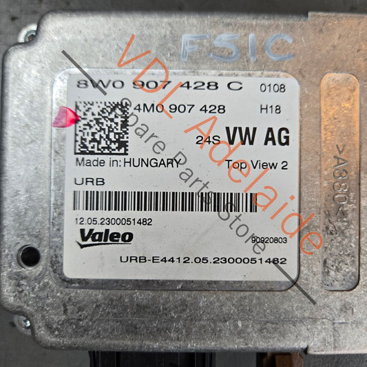 8W0907428C Audi A4 A5 S4 S5 RS4 RS5 SQ5 Surround Camera Control Module 8W0907428C