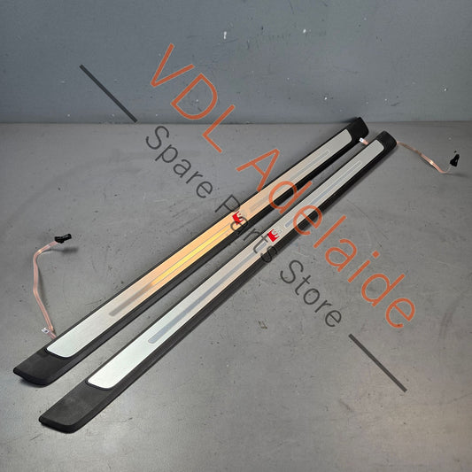 8W6947417A Audi Sport S5 B9 Illuminated Door Entry Sill Trim Cover Set Pair 8W6947417A