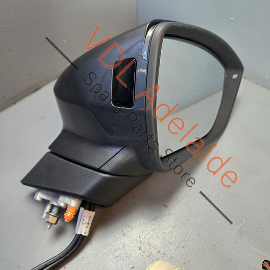 577857508CA9B9 575857522A 575857538FGRU 5Q0980546A Cupra Ateca Right Power Folding Exterior Mirror with Lane Assist & Camera Complete Assembly