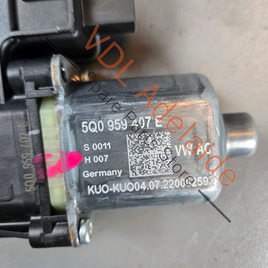 5Q0959407E Cupra Ateca Rear Left Window Motor 5Q0959407E