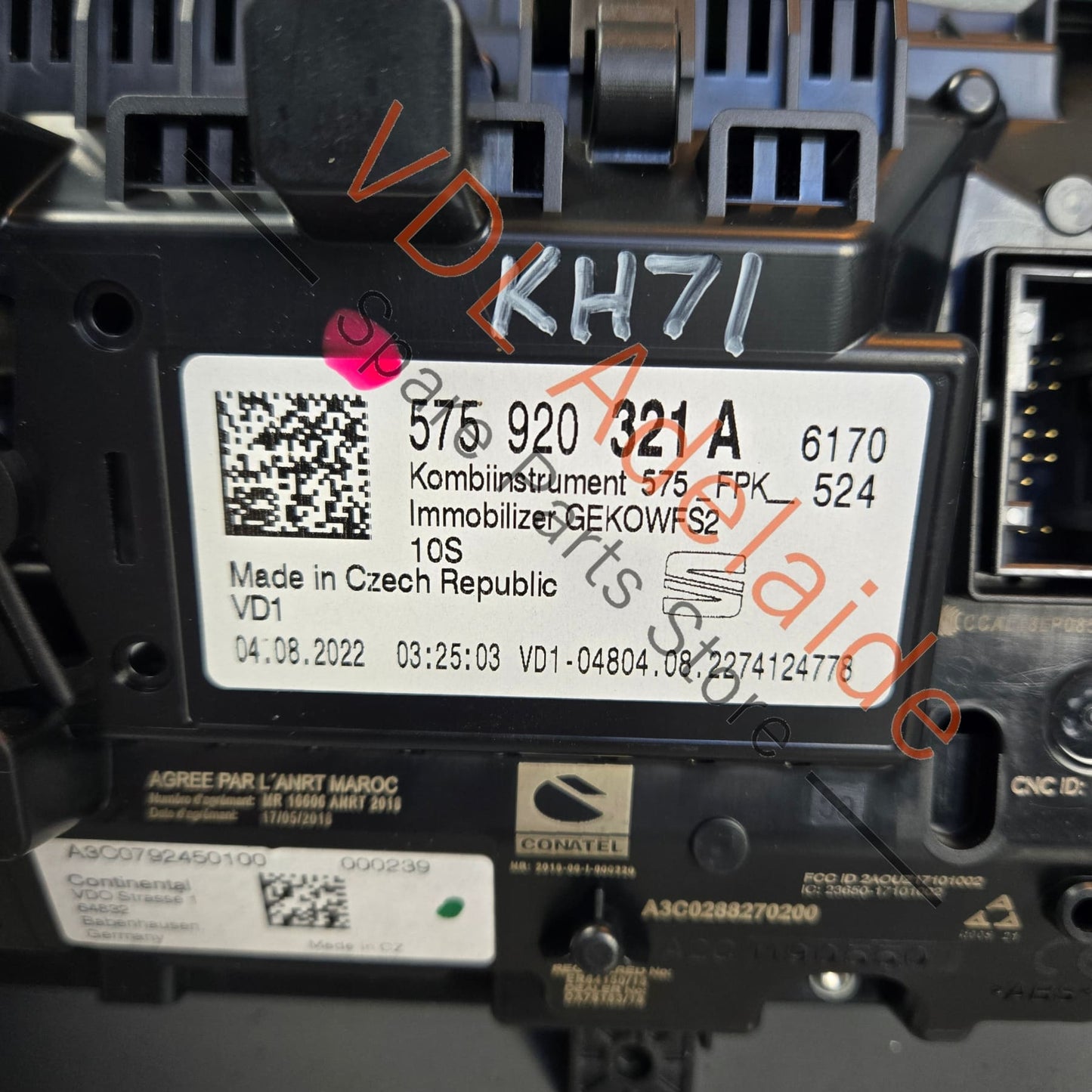 575920321A Cupra Ateca Virtual Dash Cluster Instrument Panel 575920321A