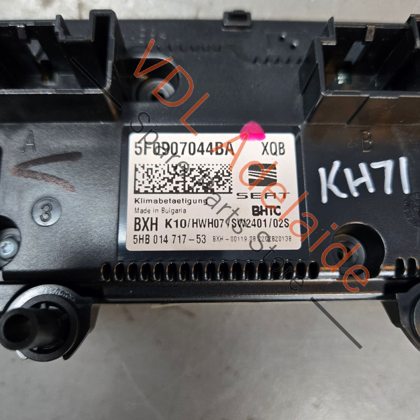 5F0907044BA 5F0907044AS Cupra Ateca Air Conditioning Control Switch with Seat Heater 5F0907044AS 5F0907044BA