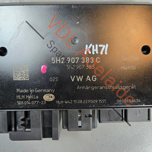 5H2907383C Genuine VW Audi Cupra Tow Bar Control Module 5H2907383C