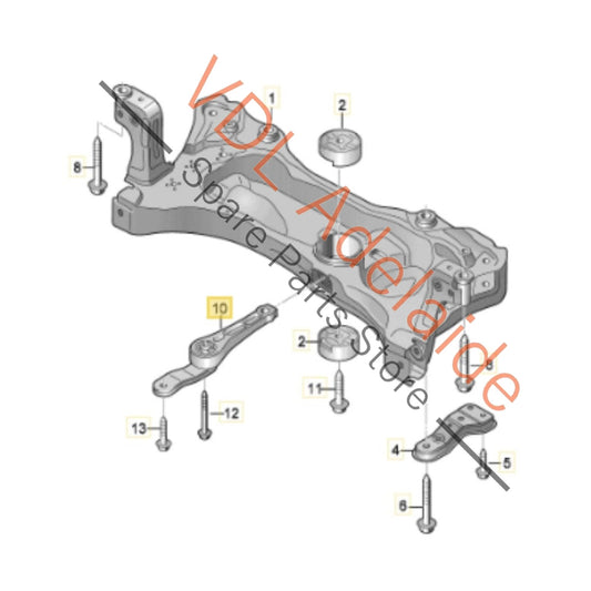 5Q0199855AB VW Audi Cupra Lower Engine Mount Support Pendulum Bush 5Q0199855AB