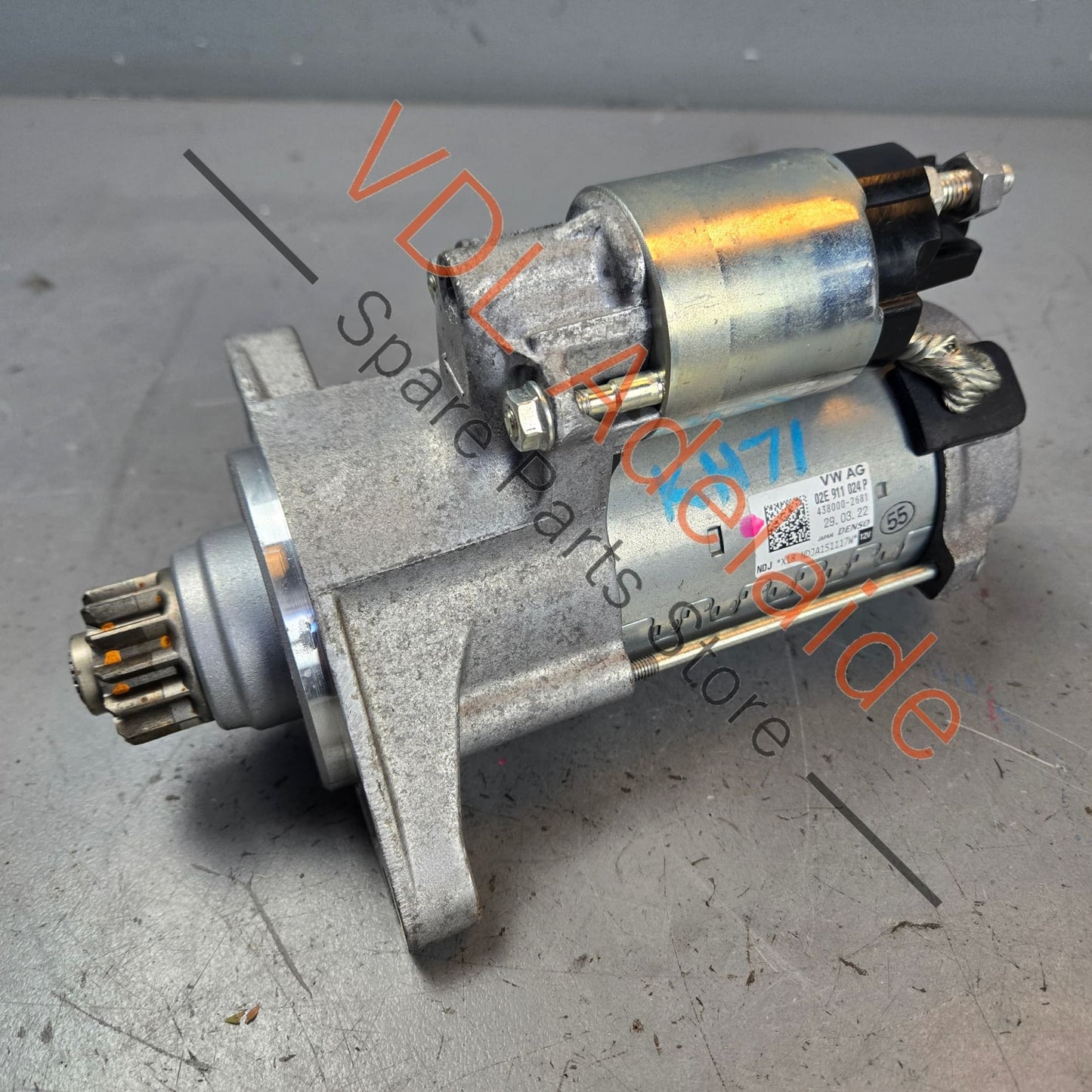 02E911022H VW Golf MK8 Tiguan Cupra Ateca 1.1kw Starter Motor 02E911022H
