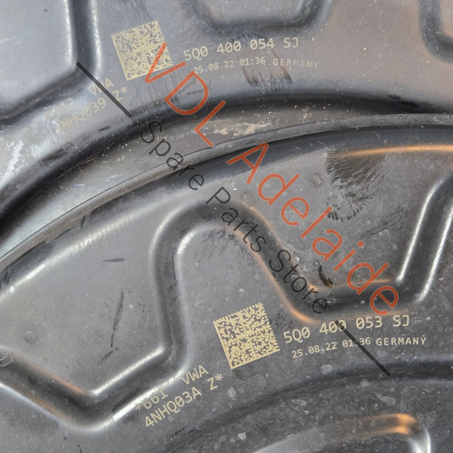 5Q0615311F 5Q0615312F VW Golf R Audi S3 Cupra Ateca Front Brake Stone Guard set pair for 340mm rotor