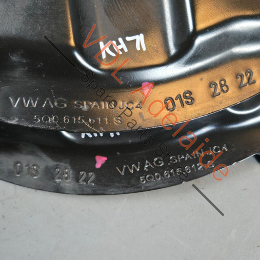 5Q0615611F 5Q0615612F VW Golf R Audi S3 Cupra Ateca Pair of 310mm Rear Brake Dust Shields 5Q0615611S 5Q0615612S